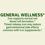 Spring Valley Slow Release Iron General Health & Wellness Dietary Supplement Tablets, 45 mg, 30 Count - Image 5