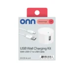 onn 12W Single USB-A Port Wall Charger with 3ft USB-C to USB Cable, Foldable Plug, White - Compatible with iPhone 17/16/15 Series, Samsung Galaxy, Google Pixel, and more - Image 6