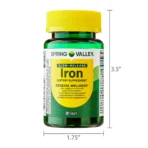 Spring Valley Slow Release Iron General Health & Wellness Dietary Supplement Tablets, 45 mg, 30 Count - Image 8