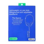 onn On-Ear Headphones, Pink - Image 6