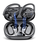 Wireless Earbuds - 68Hrs Bluetooth 5.3 Headphone Sport, 2025 Bluetooth Earbuds Stereo Deep Bass Over Ear Bud with Earhooks, ENC Noise Cancelling Mic, IP8 Waterproof Earphone